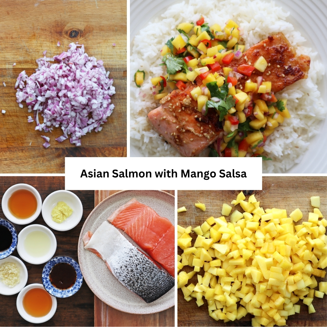 Asian Salmon with Mango Salsa