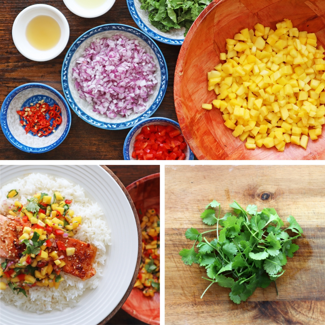 Asian Salmon with Mango Salsa