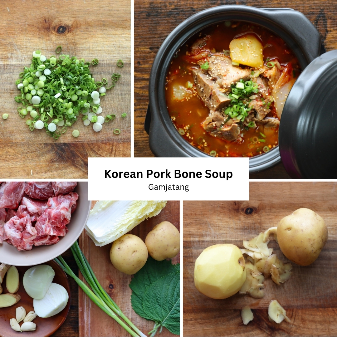 Korean Pork Bone Soup (Gamjatang)