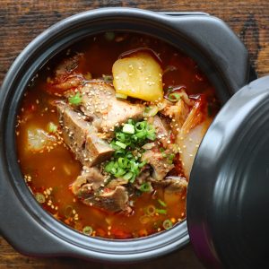 Korean Pork Bone Soup (Gamjatang)