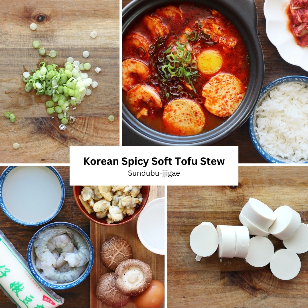 Korean Spicy Soft Tofu Stew (Sundubu-jjigae)