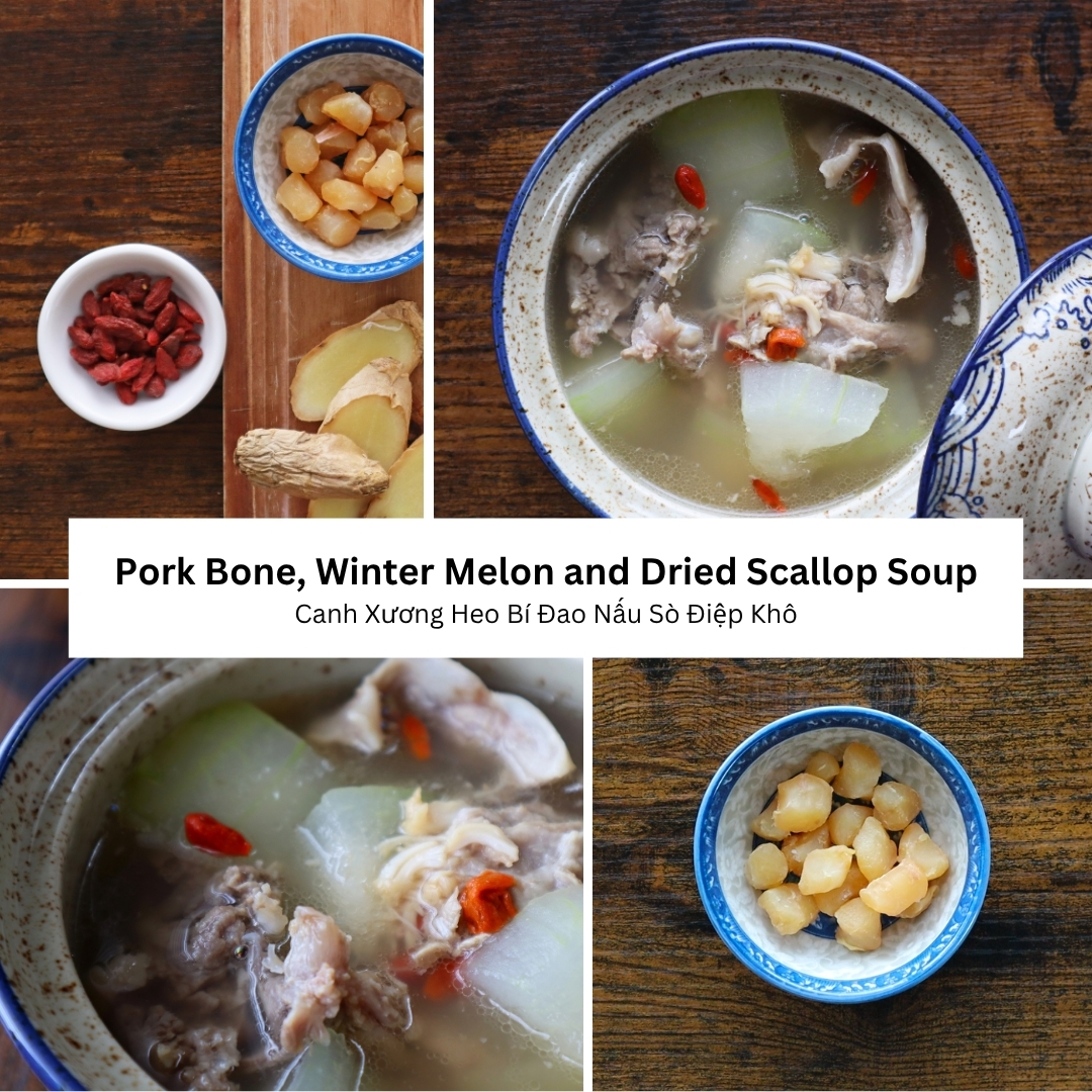 Pork Bone, Winter Melon and Dried Scallop Soup