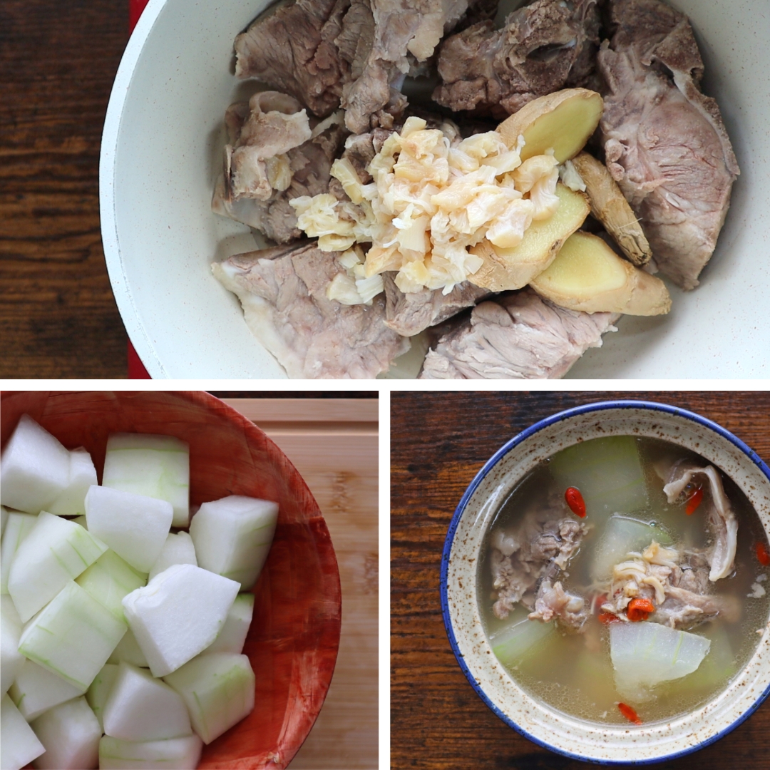 Pork Bone, Winter Melon and Dried Scallop Soup
