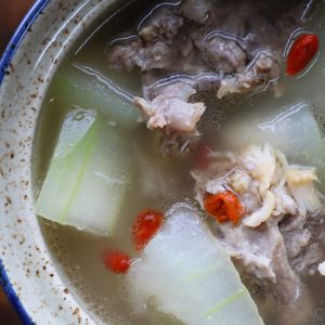 Pork Bone, Winter Melon and Dried Scallop Soup